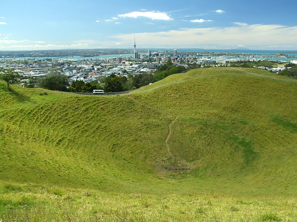 Mount Eden or volcanic viewpoint — Auckland
