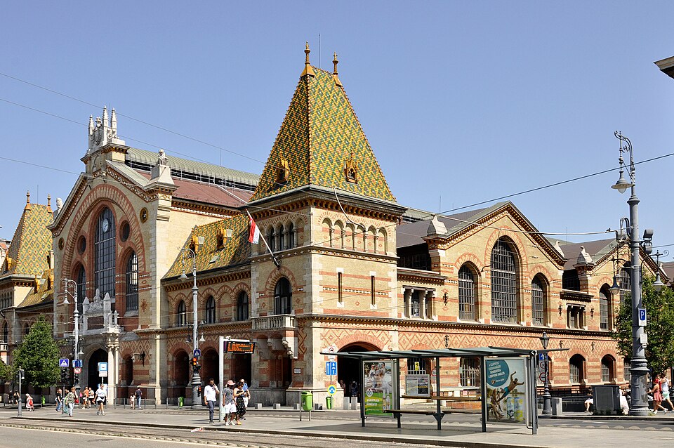 Great Market Hall and food route — Budapest