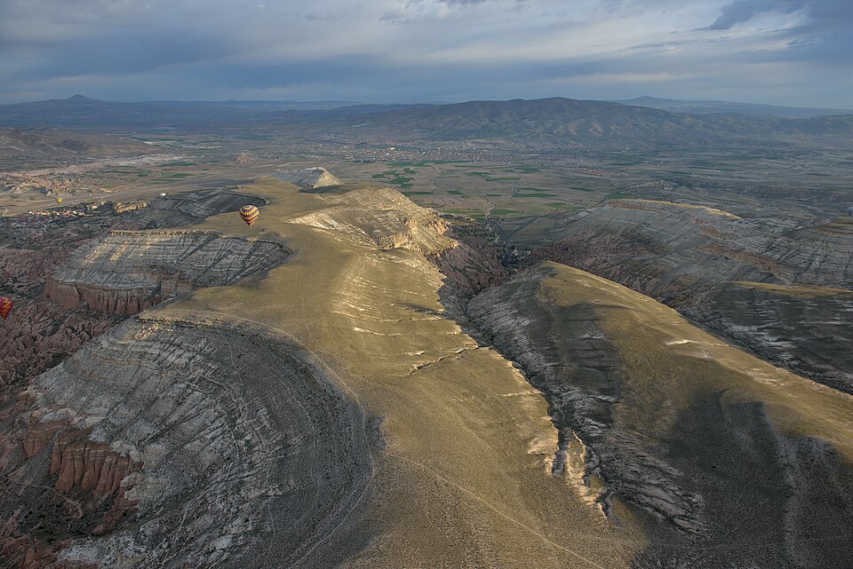 Balloon-view sunrise if not flying — Cappadocia