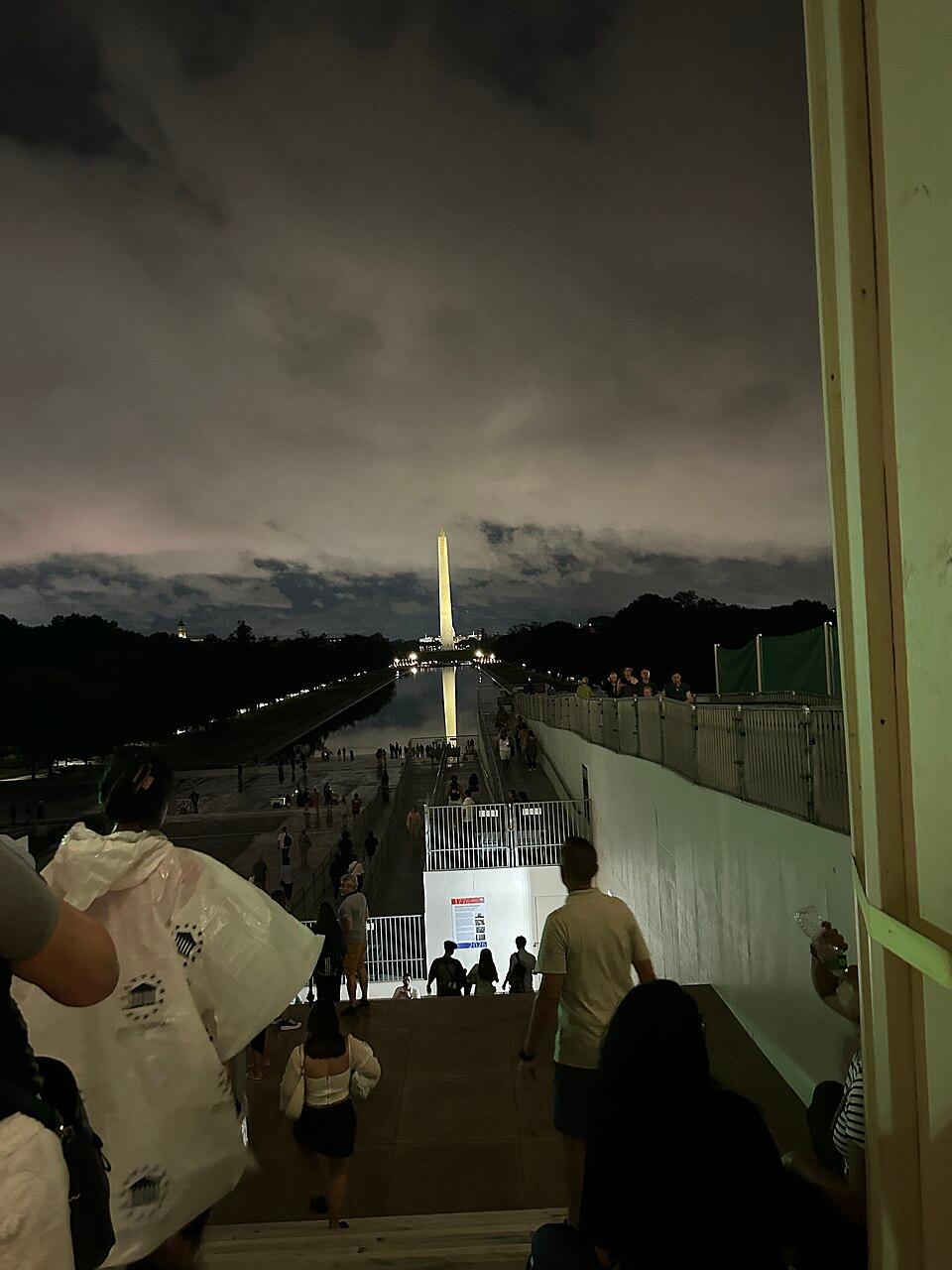 Visit monuments at night — Washington